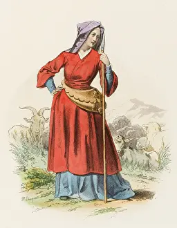 Shepherdess: French Peasant Dress