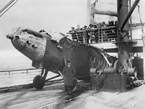 Lefevre: The French pilot Rene Lefevre with his