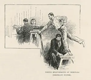Bertillon: French polcie with a suspect