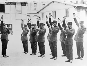 Truncheons: FRENCH POLICE CADETS
