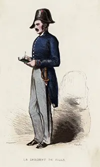 Sergent: French police - a gendarme sergeant