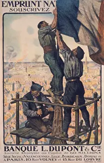 Urging: French Post-WW1 era poster urging subscription