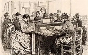 Correct: French postal service. Women in the Returned Letter