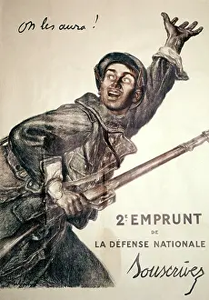 Invest: French poster advertising war bonds, WW1