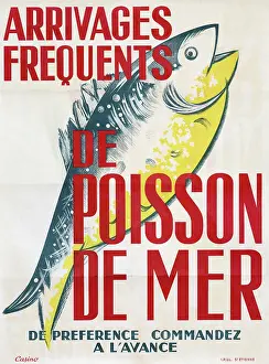 Deliveries: French poster, fish from the sea