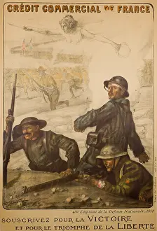 Invest: French poster, War Bonds, WW1