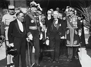 Doumergue: French President Gaston Doumergue on