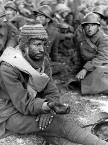 Africans: French prisoners in a German camp, 1940
