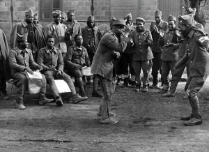 Africans: French prisoners in a German prison camp, 1940