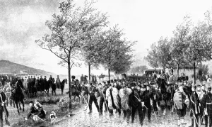 Metz: French prisoners leave Metz
