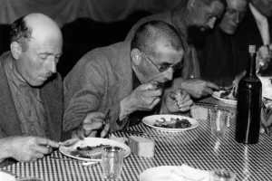 Soup: French prisoners of war, 1941