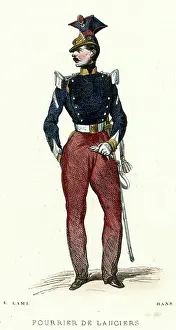 Quartermaster: French Quartermaster-Sergeant of the Lancers 1850