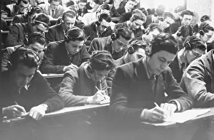 Morse: French radio operator training WWII
