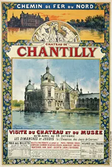 Chantilly: French rail poster - Chateau de Chantilly