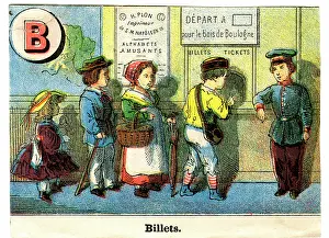 Ticket: French Railway Alphabet - B
