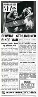 Sncf: French Railway News - Service Streamlined since War