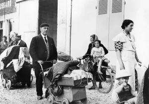 Possession: French refugees with their property, 1940