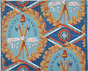 Rosette: French Republic: Blue and Golden