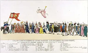 Jacobin: French Revolution of 1789. Satirical