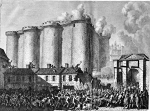 Berthault: French Revolution of 1789. Storming