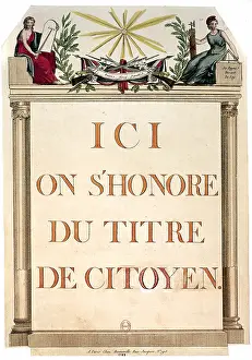 Honours: French Revolution of 1791