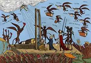 Beheading: French Revolution, Execution of Louis XVI, 1793
