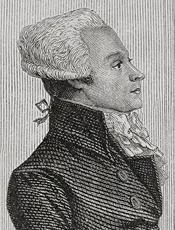 Pannemaker: French Revolution. Portrait of Robespierre speaking