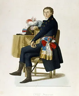 Cockade: French Revolution. Uniform of An