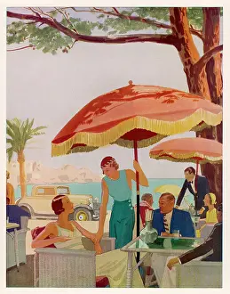 FRENCH RIVIERA CAFE/1933