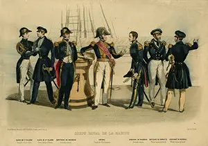 Epaulettes: French Royal Marine Corps