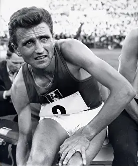 Grimacing: French Runner Michel Jazy