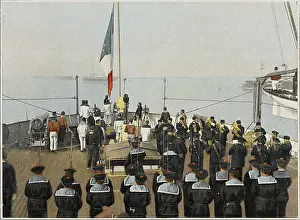 Unfurled: FRENCH SALUTE FLAG