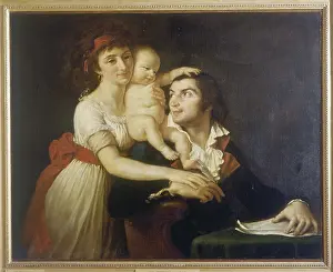 Desmoulins: French School (18th Century). Camille
