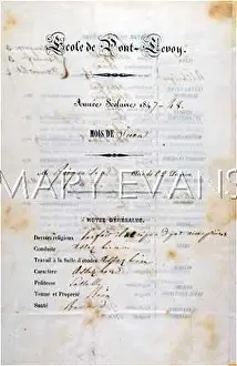 Notary: FRENCH SCHOOL REPORT