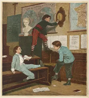 C1880: FRENCH SCHOOLBOYS C1880