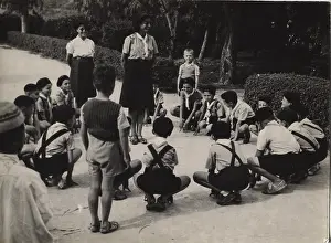 Casablanca: French scouts or cubs, 3rd Joan of Arc group
