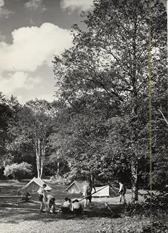 Mans: French scouts doing pioneering work, Switzerland