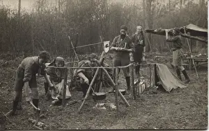 Chop: French scouts on a training course