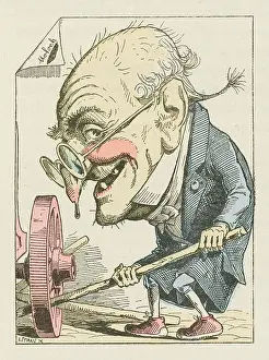 Personified: French Senate Cartoon