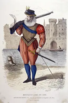 Musketeers: French soldier 17th century