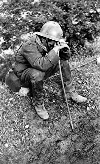 Distressed: A French soldier, 1940