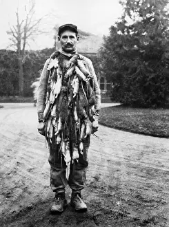 Rats: French Soldier with Dead Rats