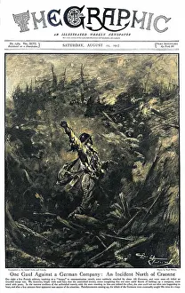 Boyau: French soldier fights off German attack, Craonne