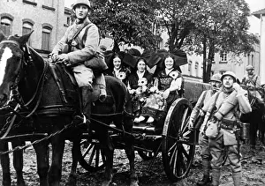 Entente: French soldiers in Alsace, 1918