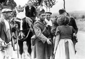 Fallback: French soldiers in Alsace are being released, 1940