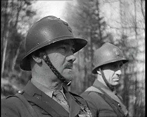 Maginot: French Soldiers on a Hill Looking Out Over