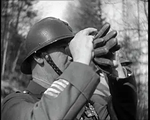 Maginot: French Soldiers on a Hill Looking Out Over
