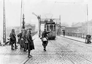 Stopping: French soldiers in Mannheim, 1923