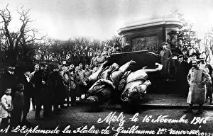 Metz: French soldiers in Metz, 1918