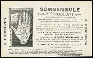 Clairvoyant: FRENCH TRADE CARD 20C